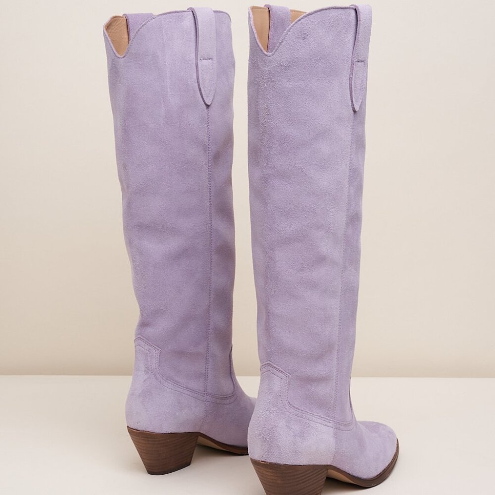 Charlotte Stone Agatha Knee High Boot in Fog Size 9 - Picture 8 of 9